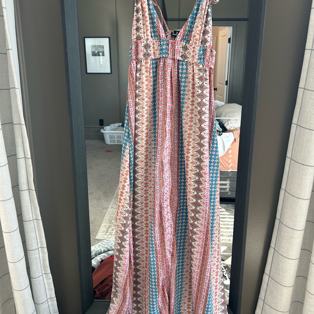 Lulu's Multicolor Patterned Dress